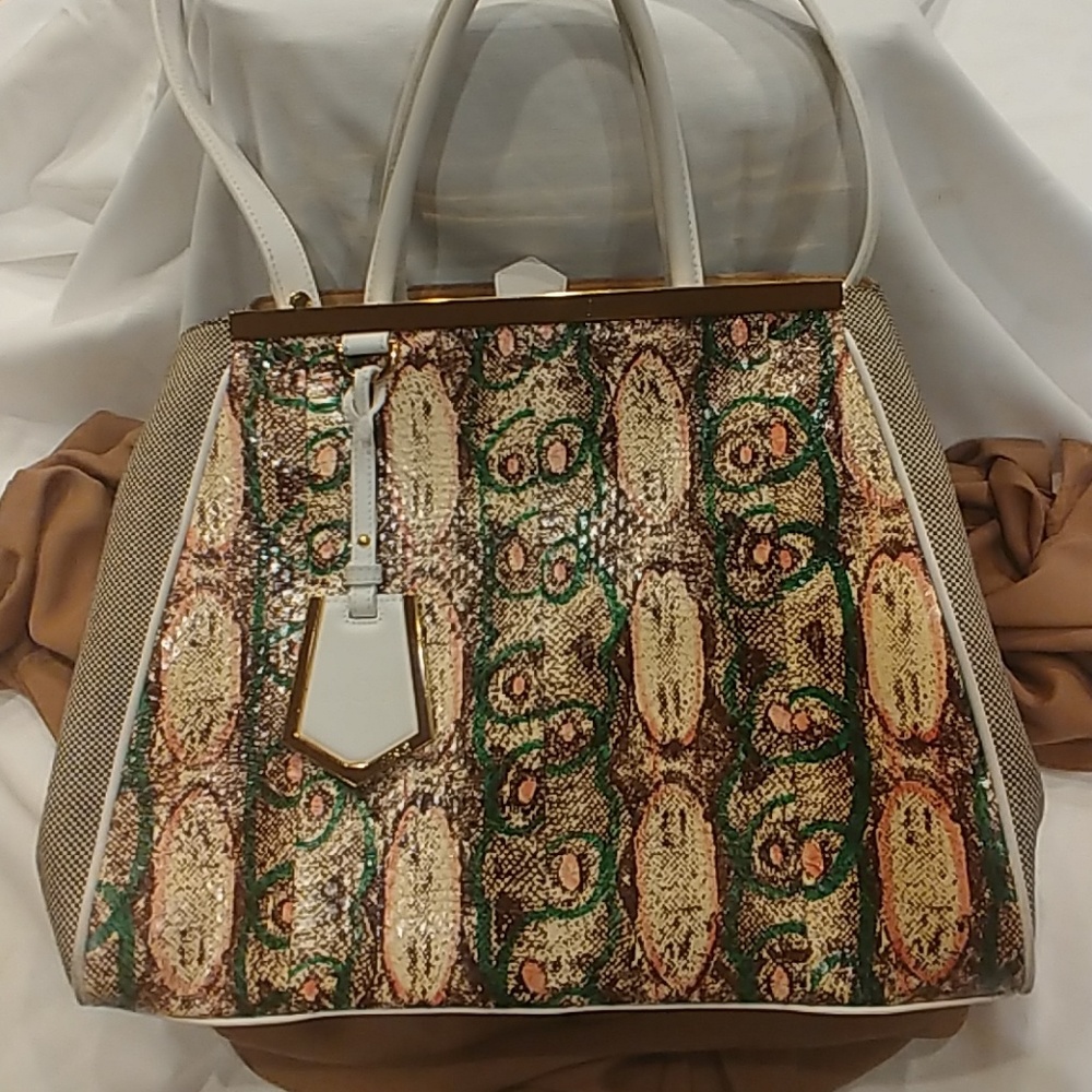 Fendi Python 2Jours Tote